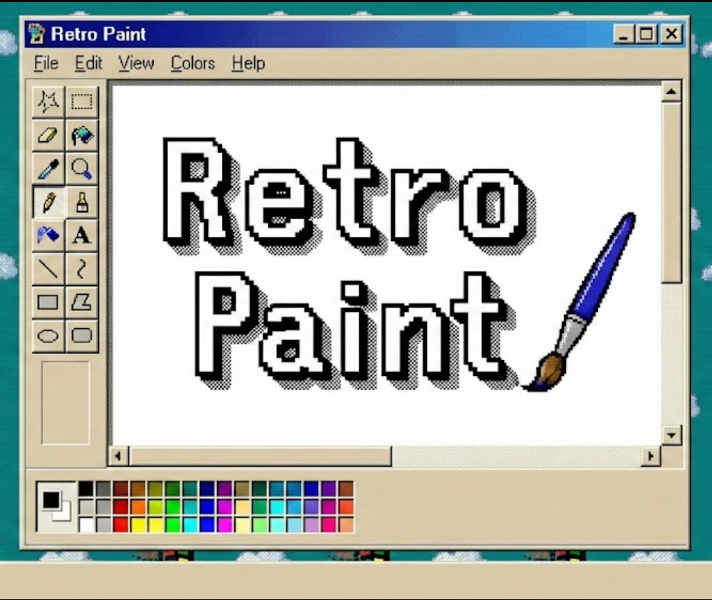 Retro Paint - Vibecodr.Space by @vibecodr